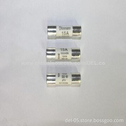 Fast-acting 10.3 x 38mm Ceramic Tube Fuse with 1 to 30A/250V Power Supply, CE-certified
